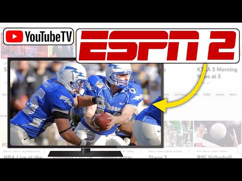 How to Watch ESPN2 on YouTube TV | Watch NFL, Tennis, & other Sports without Cable on TV! - (2026)