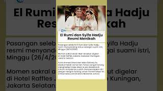 Sah! El Rumi dan Syifa Hadju Resmi Menjadi Suami Istri, Momen Akad Diungkap Habib Usman bin Yahya