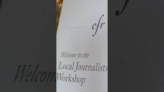 2026 CFR Local Journalists Workshop