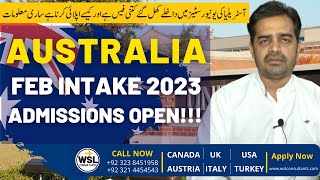 Study in Australia | February Intake 2023 for International Students | Fee and How to Apply