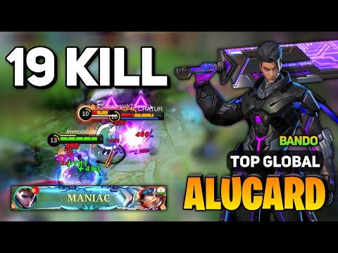 MANIAC! Alucard Best Build 2023 [ Alucard Gameplay Top 1 Global ] By BANDO - Mobile Legends