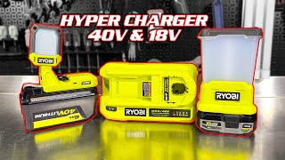 6X FASTER! RYOBI 18V & 40V Dual Platform Charger