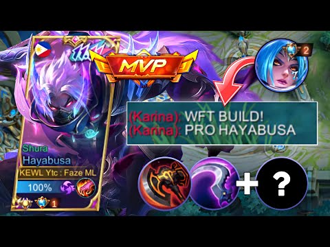 THIS ITEM OF HAYABUSA WILL MAKE YOU BECOME PRO! (PLEASE TRY) | HAYABUSA TOP 1 GLOBAL GAMEPLAY - MLBB