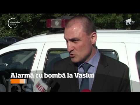 A fost ameninţare cu bombă la Vaslui, lângă Spitalul Judeţean