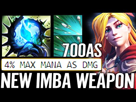 🔥 700AS WITCHBANE - WTF 100% Imba Weapon Windranger 4% MANA AS DMG Magic Counter 7.30 Dota 2 Pro