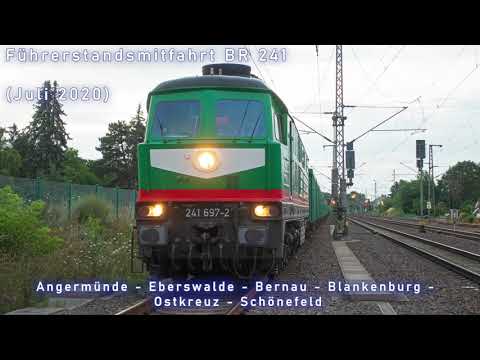 Mit der 241 durch Berlin (4K Führerstandsmitfahrt Angermünde - Berlin Schönefeld)