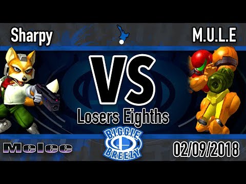 Biggie Breezy: Sharpy (Fox) Vs. M.U.L.E (Samus) - L. Top 8 Melee