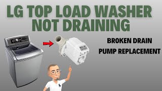 Replace Drain Pump Motor on a Top Load LG Washer