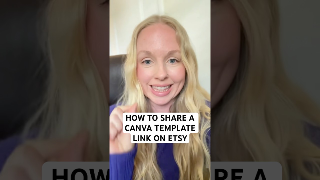 How to create a Canva template link and upload it to Etsy #digitalproducts #etsyshop #canvatemplates