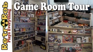 Updated Game Room Tour: Hey, It's a Shelfie!