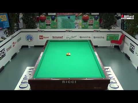 De Girolamo Del Mauro Luigi Aniello VS Valsania Matteo - Progetto "Biliardo & Scuola" Cervia
