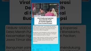 Viral Gedung Koperasi Desa Merah Putih di Pacitan Dipakai Buat Acara Resepsi
