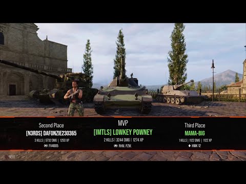 WOT Console: FV4005 at Vineyard -One shot an M46 for all its 1700HP!