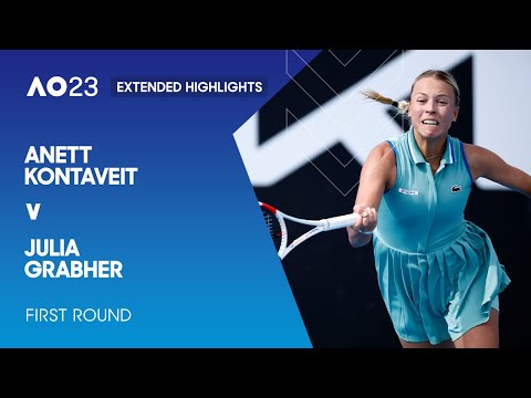 Anett Kontaveit v Julia Grabher Extended Highlights | Australian Open 2023 First Round