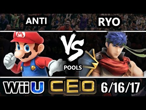 CEO 2017 Smash 4 - IMT | ANTi (Mario) vs Noble | Ryo (Ike) Wii U Tournament
