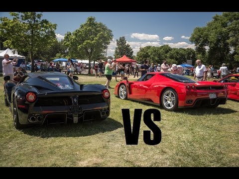 LaFerrari Start Up vs Ferrari Enzo Start Up!