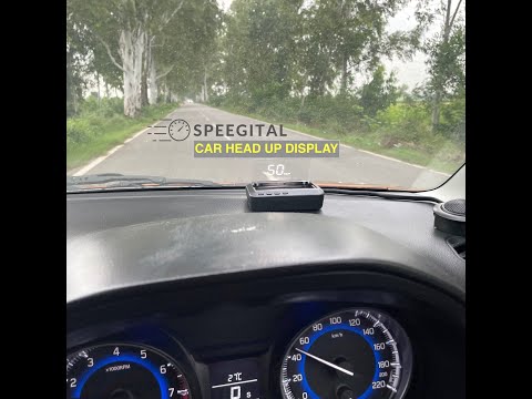 Buy Speegital Car Head Up Display, OBD 2 Car HUD, Inbuilt Display, Digital Speedometer