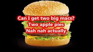How To Order Mcdonald's Like A Boss! (Lyrics)