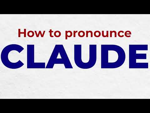How to Pronounce CLAUDE In French correctly | French Name Pronunciation