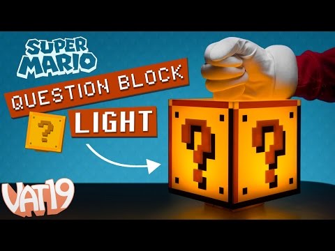 Super Mario Brothers Question Block Night Light