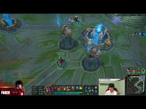 SKT T1 FAKER DARIUS VS ZOE MID // KOREAN RANK // PATCH 8.12