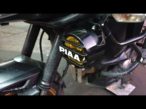 Review Spotlight PIAA LP530 Yellow on Versys 1000