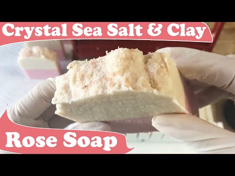 Natural Sea Salt & White Clay Soap Bars ~ Make Soap at Home