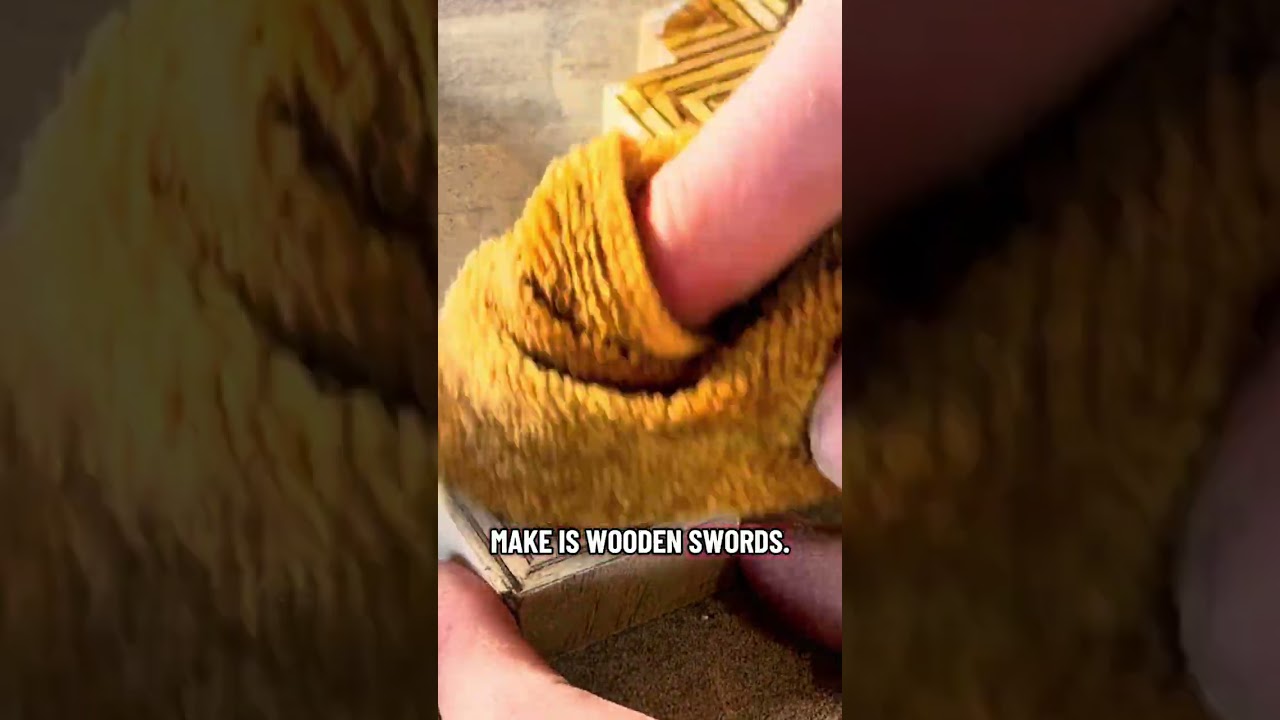 Sing up for a chance to win this sword!      #minecraft #woodworking #sword #woodart #cross