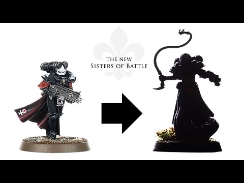 Kitbashing Sisters of Battle to Chaos - Warhammer 40k Adepta Sororitas