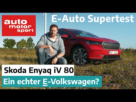 Nur MEB Einheitsbrei? Skoda Enyaq iV 80 im E-Auto Supertest mit Alex Bloch