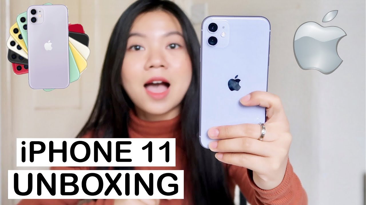iPhone 11 (PURPLE) UNBOXING + CAMERA REVIEW!! Upgrade from iPhone 7 💸
