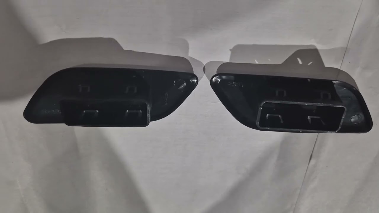Lexus LX570/450d 2008-2022 гг. Заглушки омывателей фар (2 шт, 2012-2015) Video 1