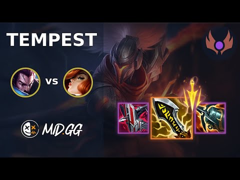 MID.GG: [ Tempest ] Yasuo BOT vs Miss Fortune | NA MASTER | LOL Season 2025