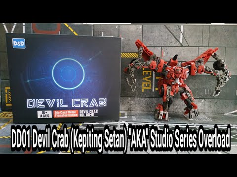 Aoyi Mech - DD01 Devil Crab AKA "KO Transformers Overload" - Quick Review and Transform