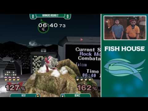 Fish House 7 SSBM - Vest (C. Falcon) Vs. Denec (Marth) Winners Round 2