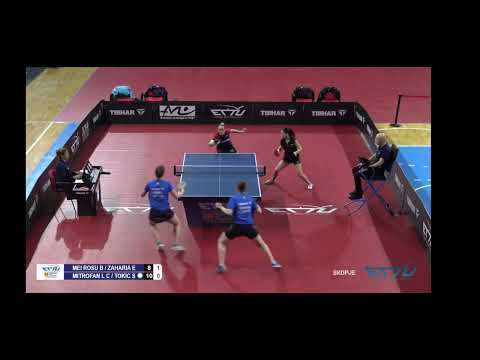 European U21 2024, dublu Finala - Elena Zaharia & Bianca Mei-Roșu vs Camelia Mitrofan & Sara Tokic