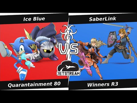 Quarantainment 80 Winners R3 - SR/Ice Blue (Sonic, Meta Knight) Vs SaberLink (Link, Corrin) - SSBU