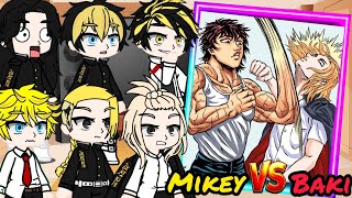 Tokyo Revengers react to MIKEY VS BAKI 💥 •MIKEY VS BAKI ANIMATION • TOKYO REVENGERS REACT TO BAKI