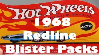 Hot Wheels 1968 Redline Blister Packs - Video No.139 - August 15th, 2016