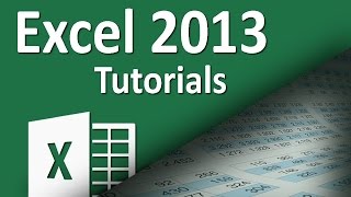 Excel 2013 - Tutorial 23 - Password Protect Workbook