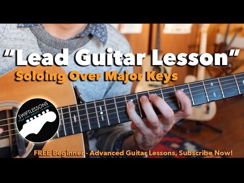 Major Lead Guitar Tricks - Soloing over Major Keys Guitar Lesson