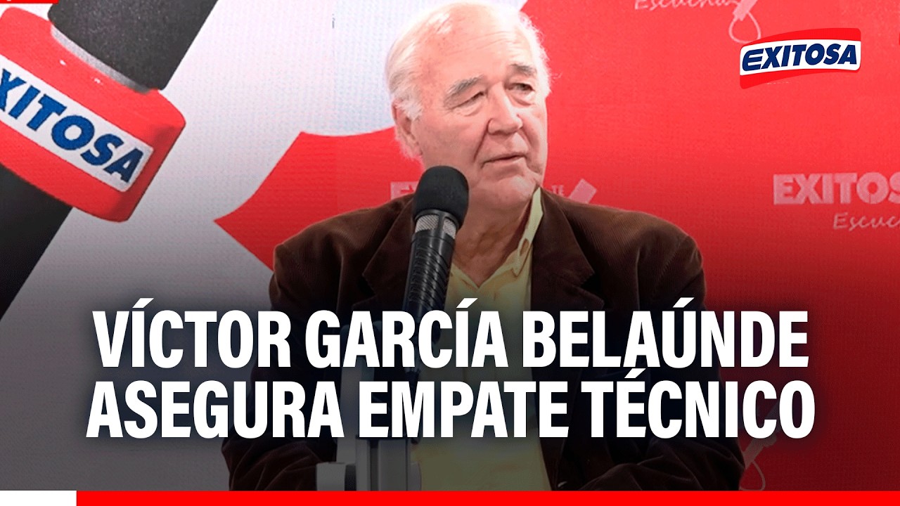 🔴🔵 Víctor Andrés García Belaúnde asegura que existe empate técnico en las elecciones presidenciales