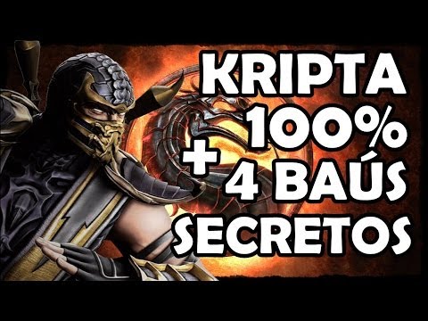 Mortal Kombat 9 - Kripta 100 % e 4 Baús Secretos