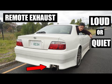 VAREX Remote Control Muffler for the 1JZ JZX100 CHASER!
