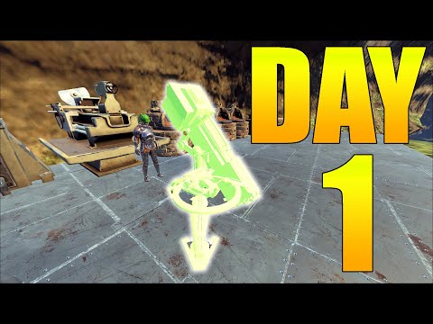 SOLO Upgrading My Insane Hidden Location Day 1 | Ark PvP