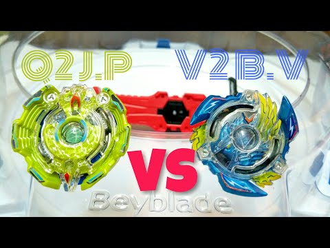 Beyblade burst battle | quad Quetzalcoatl J.P vs Victory Valkyrie B.V