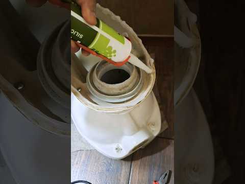 Tutorial como instalar un inodoro en 1 minuto #tips #baño #inodoro #instalarino #letrinas #sanitario