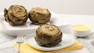 Easy Steamed Artichokes With Hollandaise Sauce - Martha Stewart