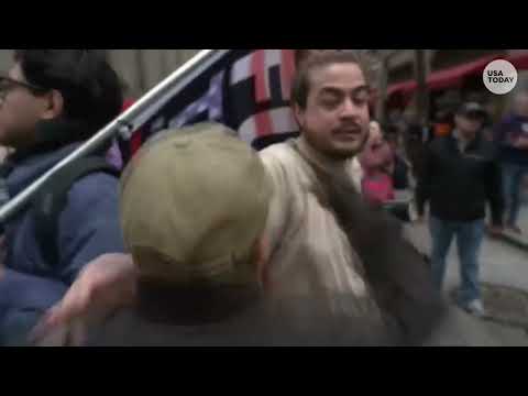 Dallas No Kings protest sees tense clashes with counter protesters, Proud Boys and Oath Keepers