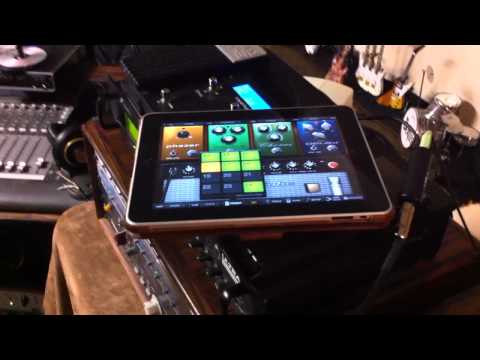 Larry Mitchell demonstrates AmpliTube iRig on iPad